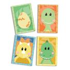 Quadro Decorativos Festa Dino Baby - 4 Unidades - Festcolor - Rizzo