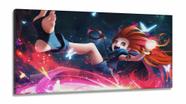 Quadro Decorativos League of Legends em Tecido Canvas 130x60 m02