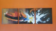 Quadro Decorativos Pintura Abstrato 180cmx60x4cm