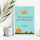 Quadro Deixe Sua Marca Por OndePassar 24x18cm - com vidro