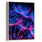 Quadro Dente de Leão em Luzes Cósmicas Vibrantes Quadro Dente de Leão em Luzes Cósmicas Vibrantes