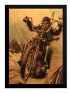 Quadro Desenho Poster Retro Motoclube David Mann 42x29cm Quadro Desenho Poster Retro Motoclube David Mann 42x29cm