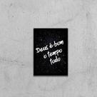 Quadro Deus é Bom o Tempo Todo 24x18cm - com vidro Quadro Deus é Bom o Tempo Todo 24x18cm - com vidro