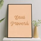 Quadro Deus Proverá 33x24cm