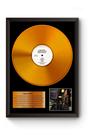 Quadro Disco De Ouro Ziggy Stardust Poster Moldurado