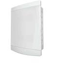 Quadro disjuntor pvc embutir sem barramento branco tigre - 12/16 disjuntor