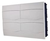Quadro Distribuição Centrinho Embutir 48 Disjuntores Branco - BRUM
