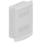 Quadro Distribuição Embutir Disj 12/16 Sem Barramento Instalações Branco Porta Transparente Tigre