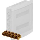Quadro Distribuição Embutir Disj 18/24 Com Barramento Neutro/Terra Branco Porta Transparente Tigre Quadro Distribuição Embutir Disj 18/24 Com Barramento Neutro/Terra Branco Porta Transparente Tigre