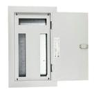 Quadro Distribuição Embutir P/ 34 Disjuntores Din 100a Cor Branco Aço