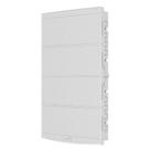 Quadro distribuição embutir slim 48 disjuntor tigre