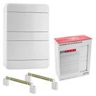 Quadro Distribuição Energia até 16 Disjuntores para Embutir + 2 Barramentos Terra e Neutro