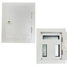 Quadro Distribuição Sobrepor Para 16 Disjuntores Din 100a Cor Branco Aço