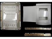 Quadro Distribuição TIGRE PVC Embutir C/Barramento12e16 disjuntores