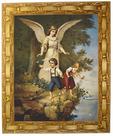 Quadro do Anjo Da Guarda, Mod.13, Tam. 30X25cm. Angelus