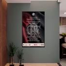 Quadro do Flamengo pronto para pendurar 60cm x 90cm