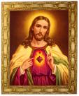 Quadro Do Sagrado Coração de Jesus, Mod.03, 30x25cm. Angelus Quadro Do Sagrado Coração de Jesus, Mod.03, 30x25cm. Angelus