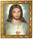 Quadro Do Sagrado Coração de Jesus, Mod.04, 30x25cm. Angelus Quadro Do Sagrado Coração de Jesus, Mod.04, 30x25cm. Angelus