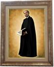 Quadro Do Santo Inácio De Loyola, Mod. 01, 53x43cm. Angelus