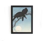 Quadro Dois Corvos Em Um Galho De Ohara Koson 1927