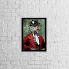 Quadro Dona Tigresa 24x18cm - com vidro