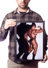 Quadro Dorian Yates Academia Foto Decoração Fisiculturista