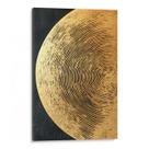 Quadro Dourado Eco das Espirais Infinitas