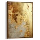 Quadro Dourado Reflexo das Memórias Antigas
