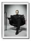 Quadro Dr. Gregory House Poster & Moldura Branca