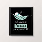 Quadro É Muita Preguiça Para Pouco Eu 33x24cm - com vidro Quadro É Muita Preguiça Para Pouco Eu 33x24cm - com vidro