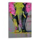 Quadro Elefante Luminoso em Cores Neon Vibrantes Quadro Elefante Luminoso em Cores Neon Vibrantes