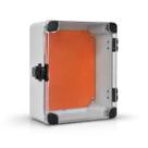 Quadro elétrico multiplast 250x200x100mm cinza/tr df ip 66