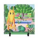 Quadro em Azulejo de mesa Tarsila do Amaral 01 com suporte
