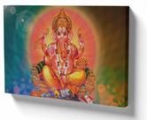 Quadro em Azulejo Parede ou Mesa 30x40 ganesha sentado elefante