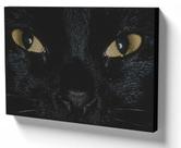 Quadro em Azulejo Parede ou Mesa 30x40 gato preto face cat Quadro em Azulejo Parede ou Mesa 30x40 gato preto face cat
