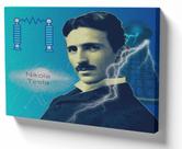 Quadro em Azulejo Parede ou Mesa 30x40 nikola tesla torre