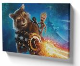 Quadro em Azulejo Parede ou Mesa 30x40 rocket arma guardioes galaxia Quadro em Azulejo Parede ou Mesa 30x40 rocket arma guardioes galaxia