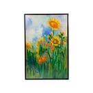 Quadro em canvas com moldura preta - girassois - 60 x 90 cm Quadro em canvas com moldura preta - girassois - 60 x 90 cm