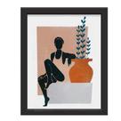 Quadro Em Canvas/Mdf Mulher Ii 60X40 Cm - Mart