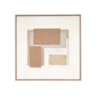 Quadro Em Canvas Texturizado e Linho 17353A Mart 50x50x3cm