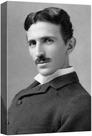 Quadro em Tela Wall26 Retrato de Nikola Tesla 41x61 cm