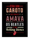 Quadro Engenheiros Do Hawaii Trecho Musica Era Um Garoto