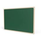 Quadro Escolar Verde 70x50 para Giz Moldura Madeira - Stalo