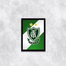 Quadro Escudo América MG 24x18cm