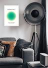 Quadro Esperança Energia de Fé com Vidro e Moldura Branca Tamanho:21cm x 30cm (A4)