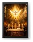 Quadro Espírito Santo Acima Do Altar Religião Cristã 21x30cm