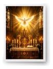 Quadro Espírito Santo Acima Do Altar Religião Cristã 40x60cm Quadro Espírito Santo Acima Do Altar Religião Cristã 40x60cm