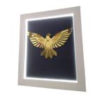 Quadro espirito santo led 55x50 mdf