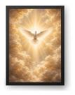 Quadro Espírito Santo Nos Céus Religioso Cristão 40x60cm