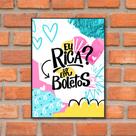 Quadro Eu Rica Apenas Em Boletos Frase Decorativo 28x40cm Quadro Eu Rica Apenas Em Boletos Frase Decorativo 28x40cm